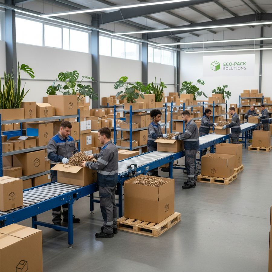 Förpackningsfyllning i kartong vs plast: co₂ jämförelse